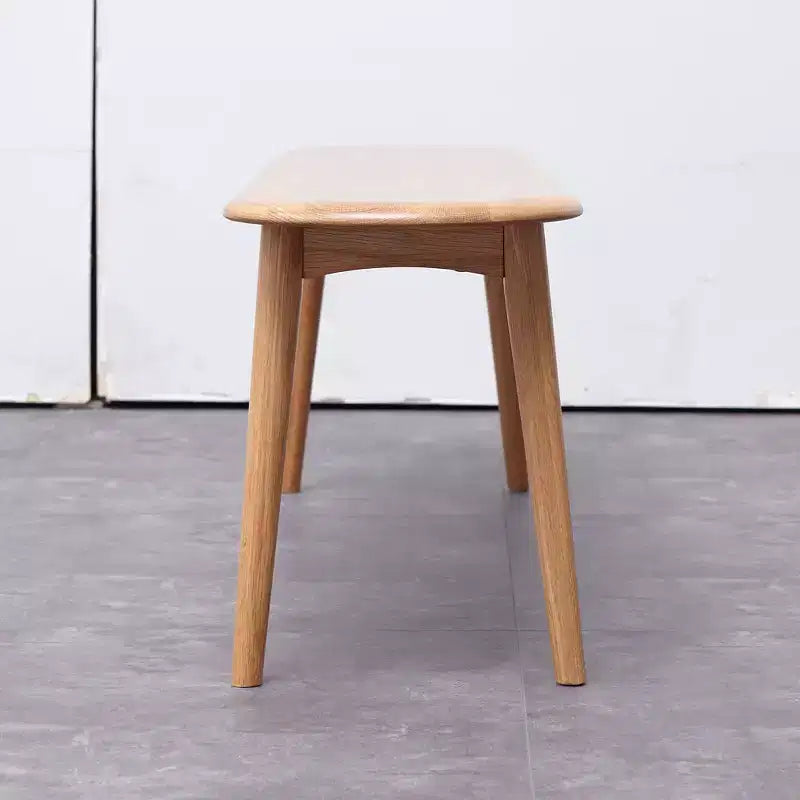 Banc de salle à manger en bois massif naturel, 120 cm de large