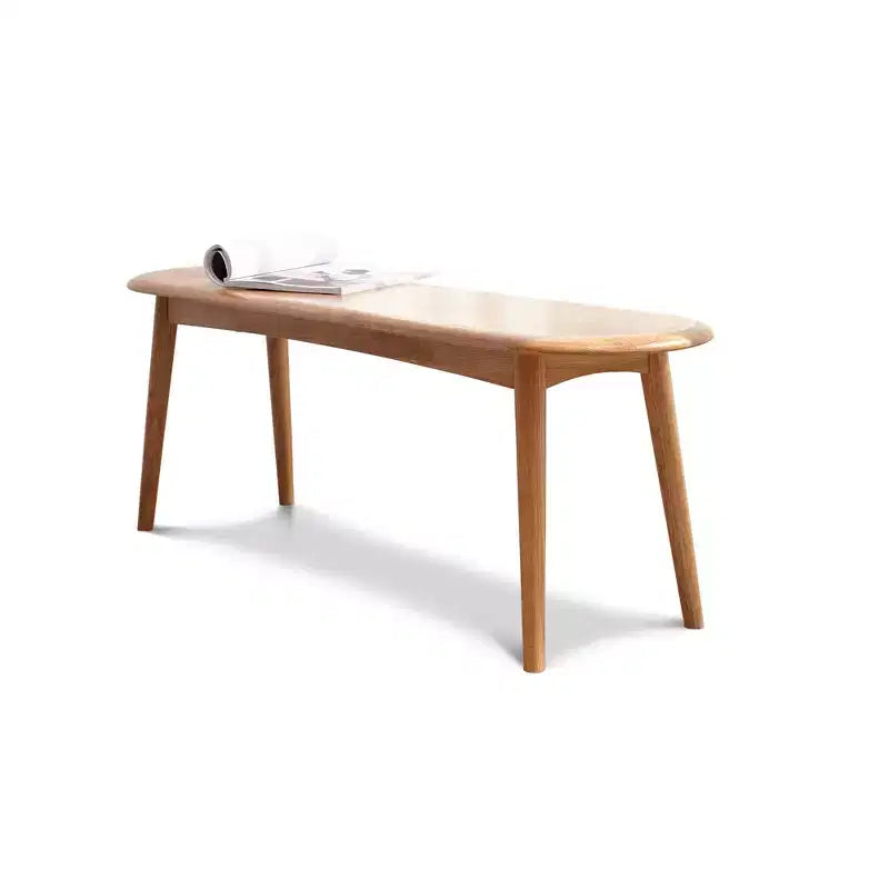 Banc de salle à manger en bois massif naturel, 120 cm de large