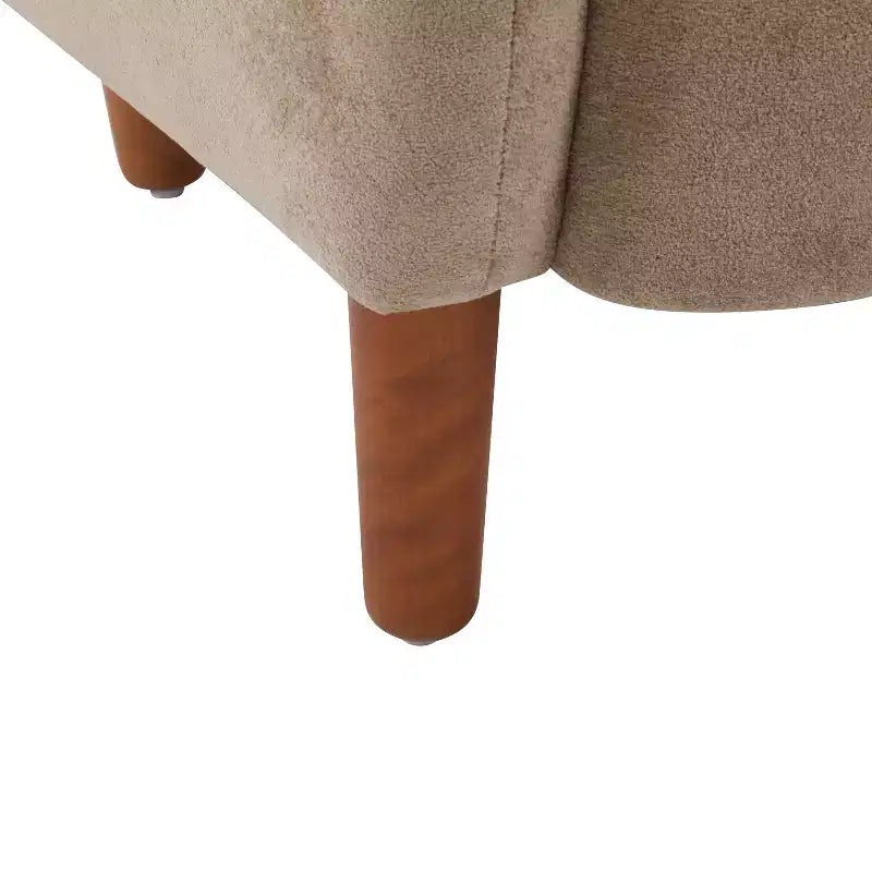 Fauteuils d'appoint d'intérieur à dossier haut et revêtement en velours