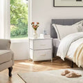 7-Drawer Dresser: Metal Frame, Wood Top