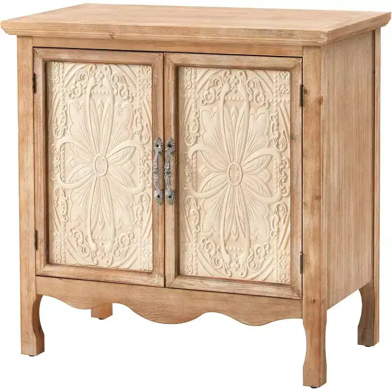 Meuble de rangement 2 portes, buffet d'appoint, meuble de cuisine, organisateur en bois pour salon