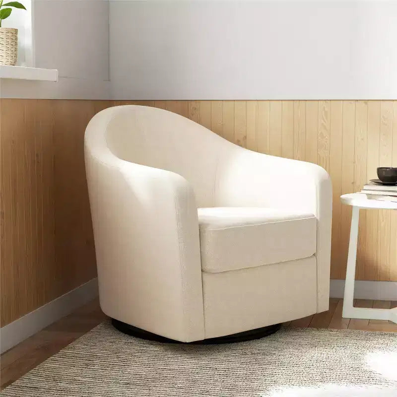 Fauteuil d'appoint incurvé pivotant Gentle