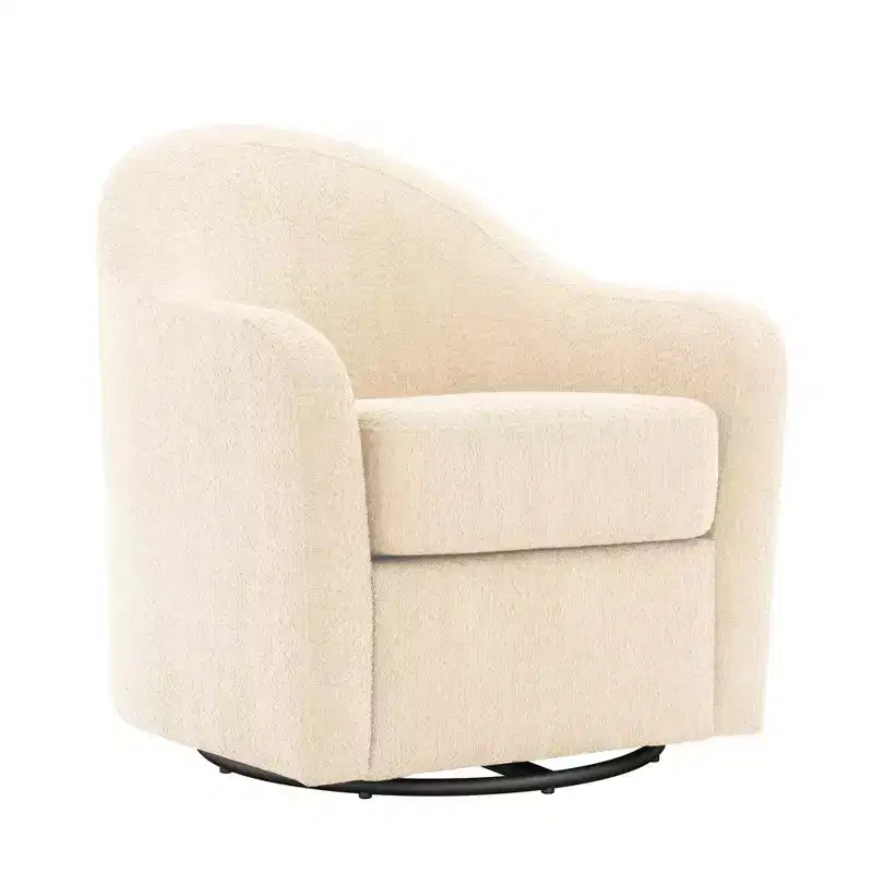 Fauteuil d'appoint incurvé pivotant Gentle