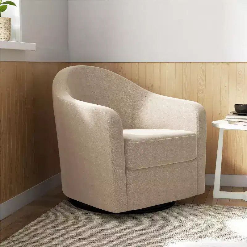 Fauteuil d'appoint incurvé pivotant Gentle