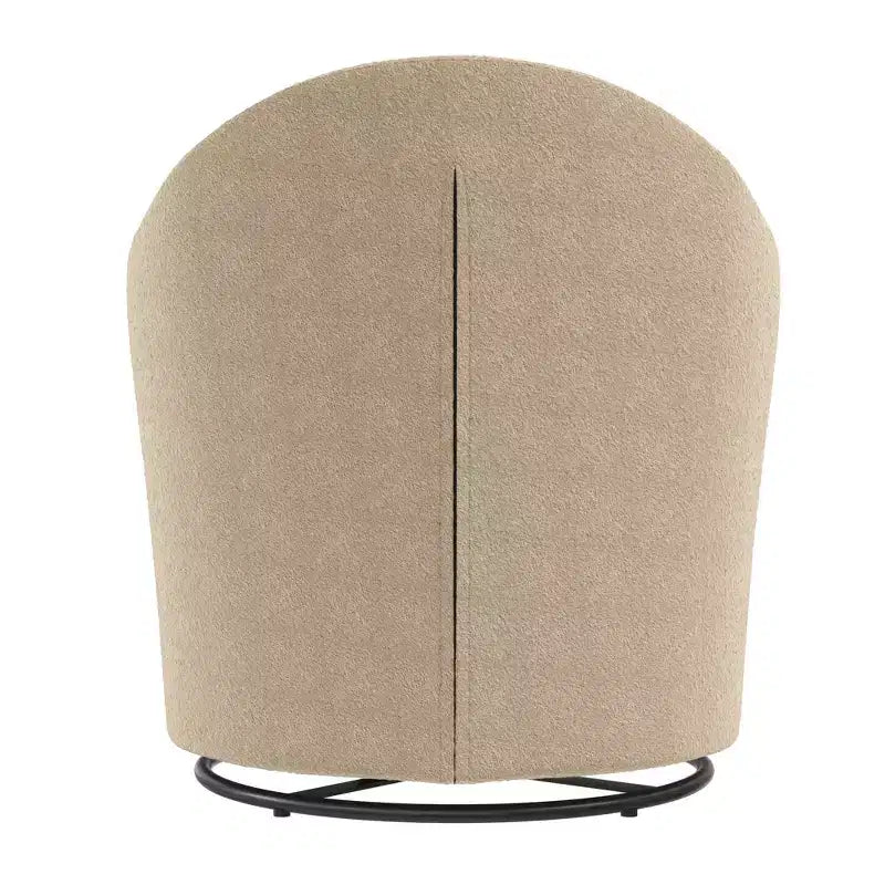 Fauteuil d'appoint incurvé pivotant Gentle