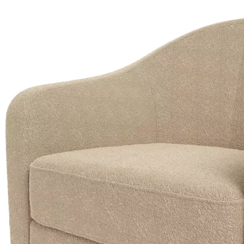 Fauteuil d'appoint incurvé pivotant Gentle