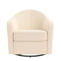 Fauteuil d'appoint incurvé pivotant Gentle