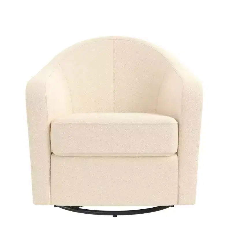 Fauteuil d'appoint incurvé pivotant Gentle