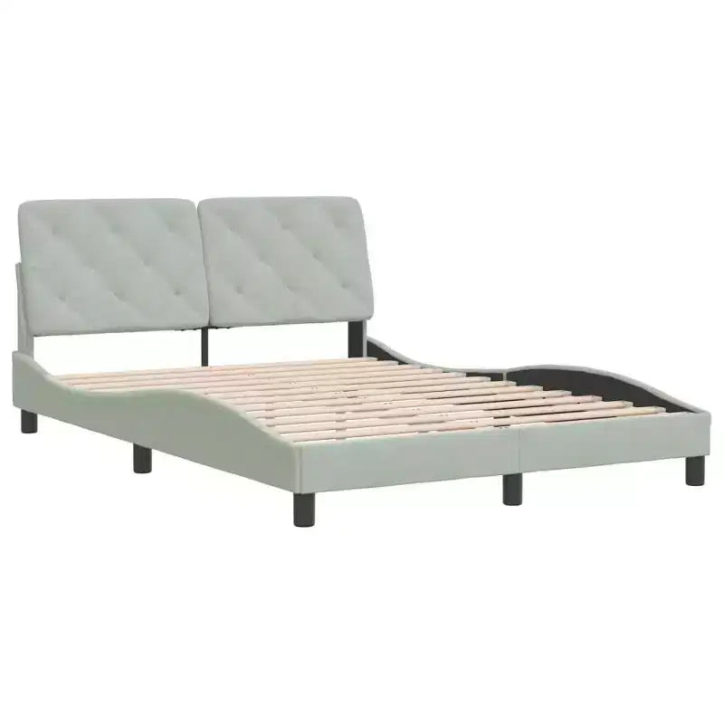 Cadre de lit avec LED sans matelas