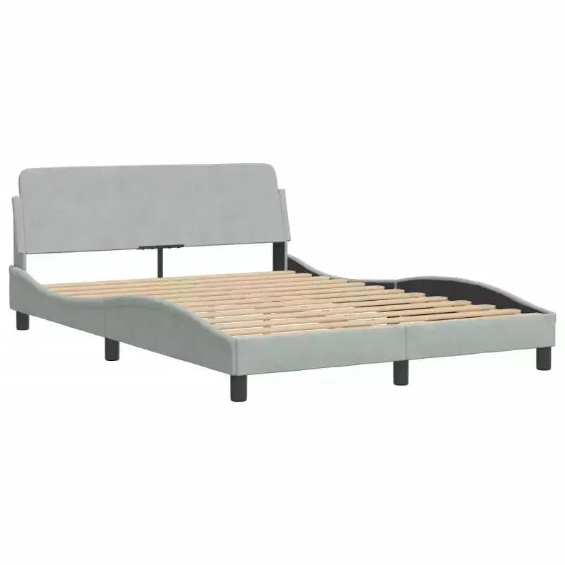 Cadre de lit avec LED sans matelas