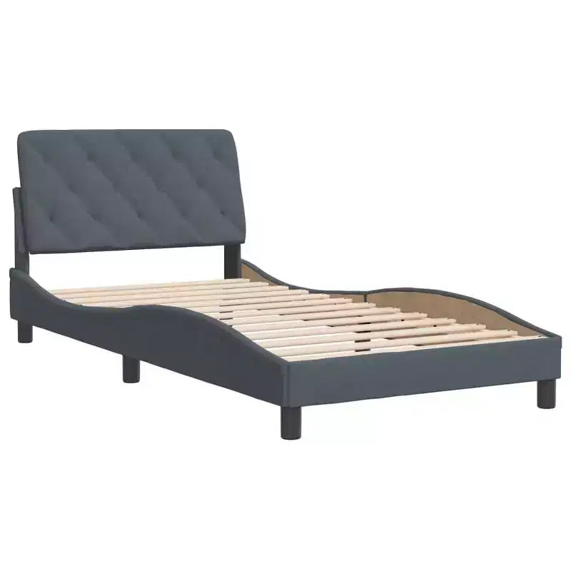 Cadre de lit avec LED sans matelas
