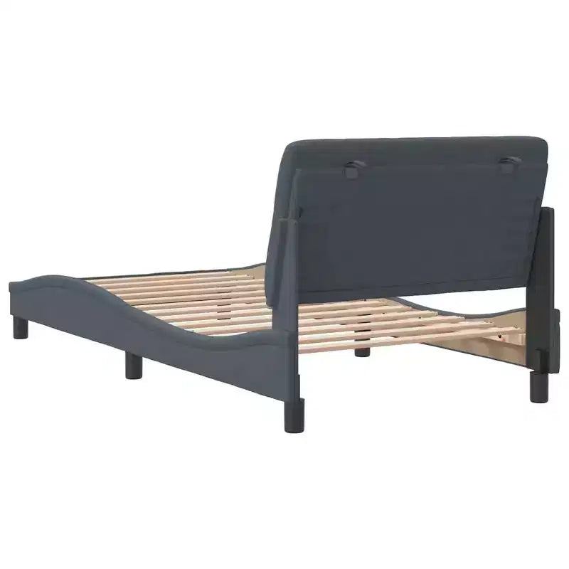 Cadre de lit avec LED sans matelas