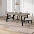 Industrial Dining Table for 6-8 People, 70.87 Long Wooden Table, Seats 6 Rectangular Counter for Dinner, Kitchen, Dining Room