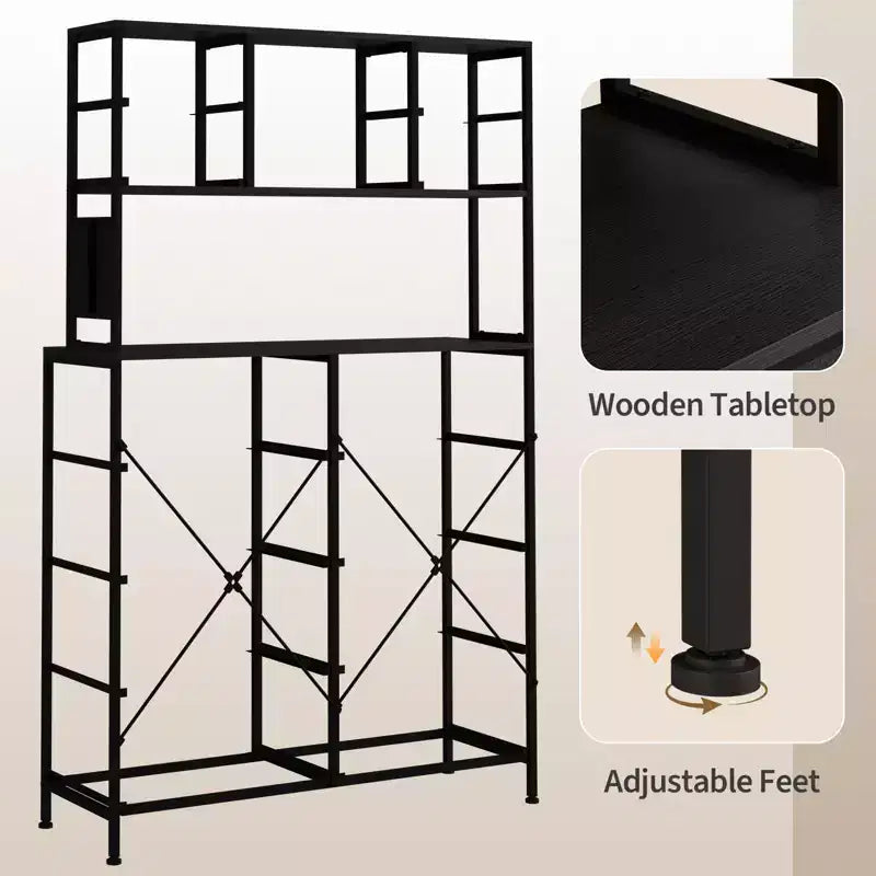 Commode avec 12 tiroirs en tissu, Commode de chambre avec station de recharge, Commodes et chiffonniers