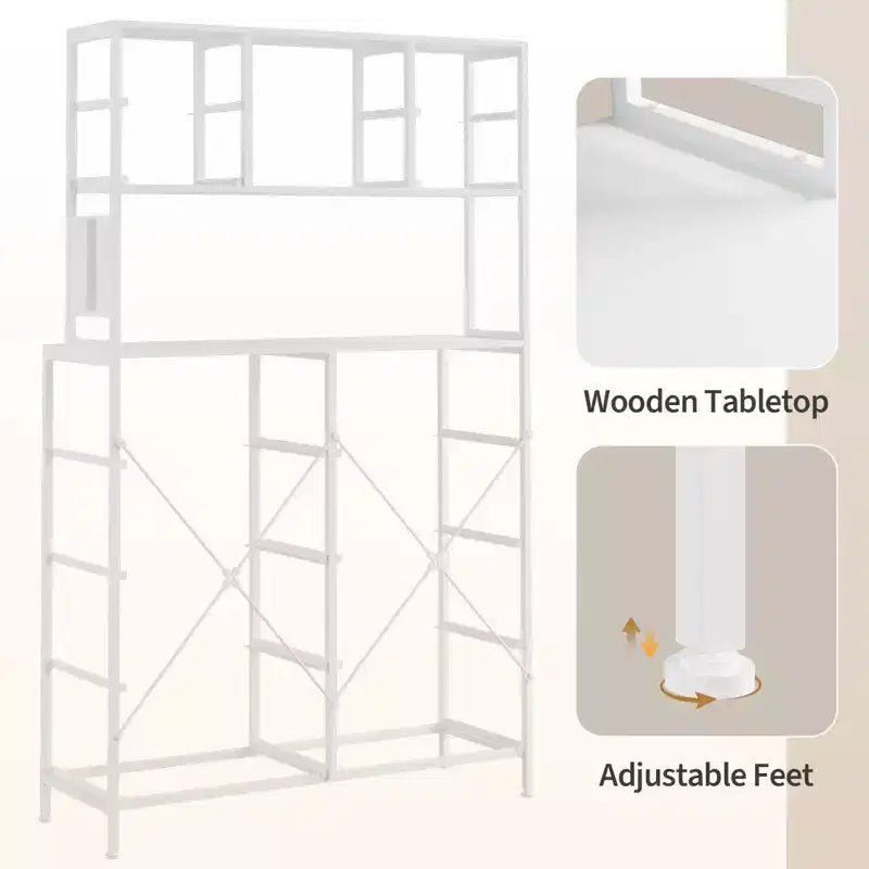 Commode avec 12 tiroirs en tissu, Commode de chambre avec station de recharge, Commodes et chiffonniers