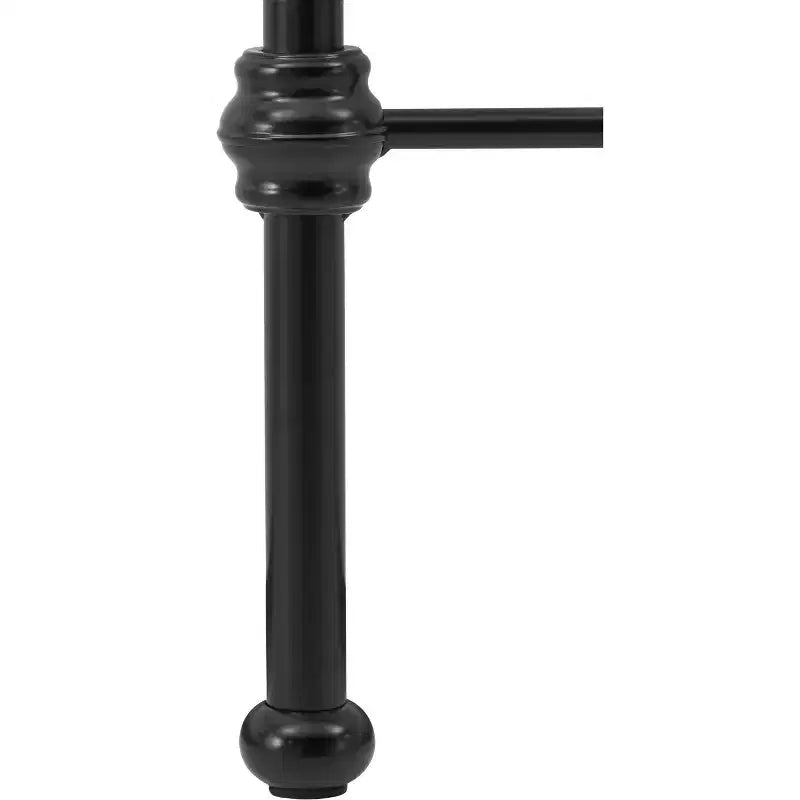 Lit double victorien en métal Graceful Lines - Noir