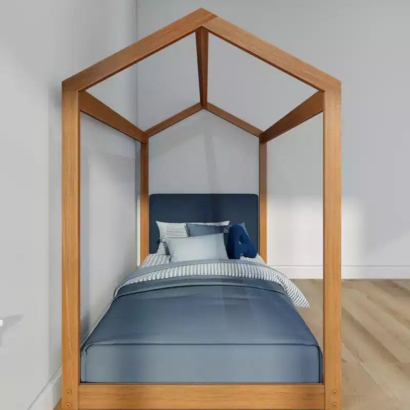 Lit double superposé + tête de lit flottante pour lits superposés