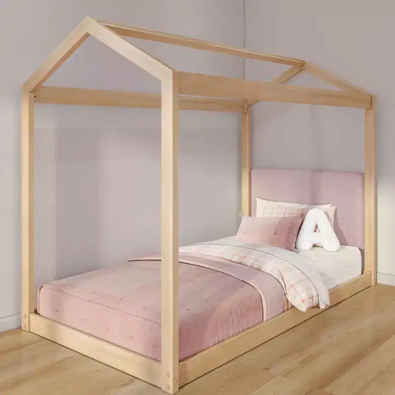 Twin House Bed + Floating Headboard for Bunks, Twin 945 x 535mm