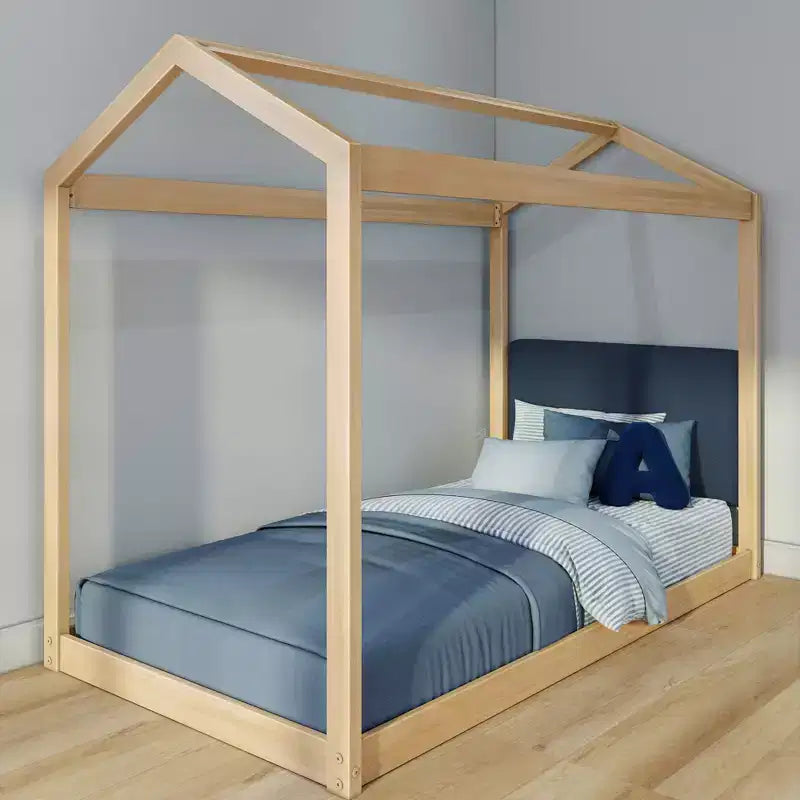 Lit double superposé + tête de lit flottante pour lits superposés