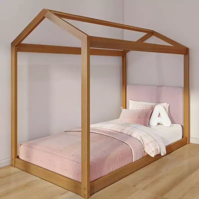 Lit double superposé + tête de lit flottante pour lits superposés